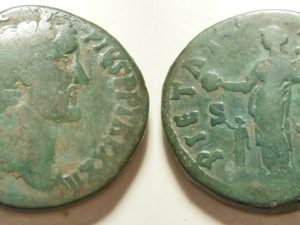 Antoninus Pius Æ Sestertius -PIETATI AVG COS IIII S C - 158/9 AD