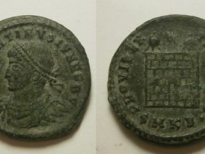 Constantinus II follis -PROVIDEN-TIAE CAESS - SMKB - 324/5 AD