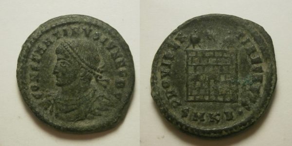 Constantinus II follis -PROVIDEN-TIAE CAESS - SMKB - 324/5 AD