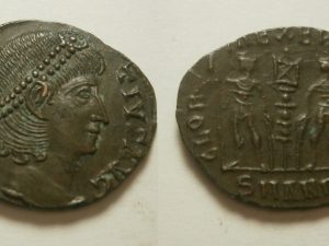 Constantius II Follis -GLORIA EXERCITVS - SMANΓI - 337/40 AD