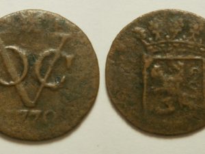 Holland VOC ½ Duit 1770