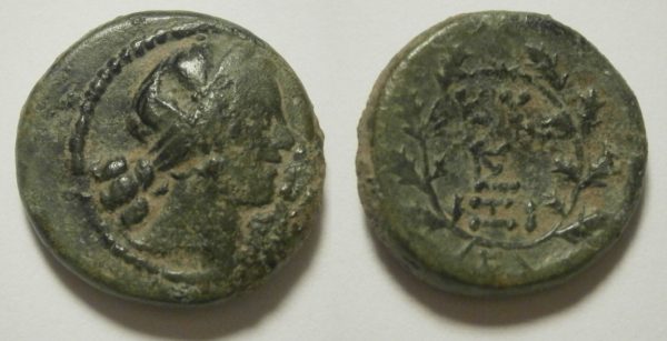 Kyzikos, AE18 - Kore Soteira / KY-ZI - 2nd century BC