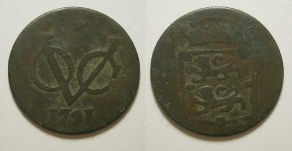 West Friesland VOC Duit 1791