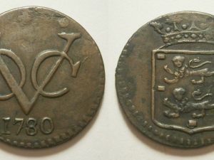West Friesland VOC Duit 1780 - R