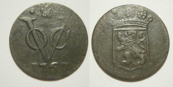Holland VOC Duit 1767