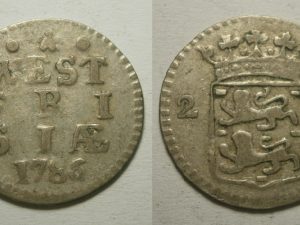 West Friesland Dubbele wapenstuiver 1786