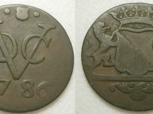 Utrecht VOC Duit 1786