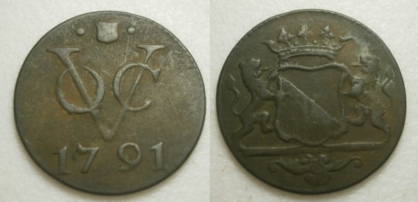 Utrecht VOC Duit 1791