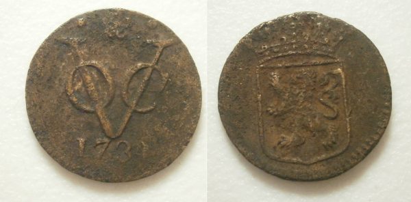 Holland VOC Duit 1734