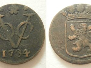 Holland VOC Duit 1734