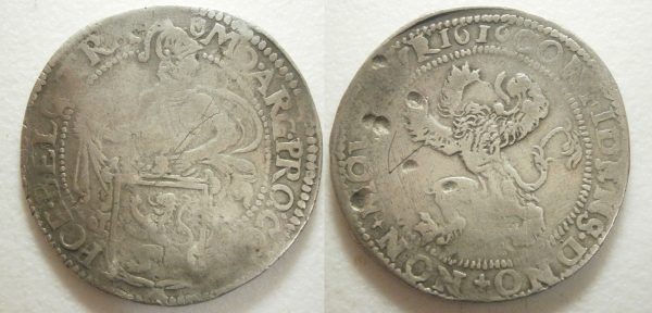 Utrecht ½ leeuwendaalder 1616 - R