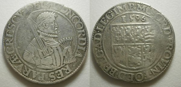 Gelderland Leicester-Rijksdaalder 1596 - zeer zeldzaam