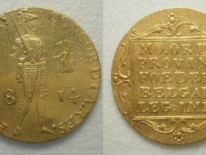 Willem I als Soeverein-vorst (1813-1815) Gouden dukaat 1814 Utrecht