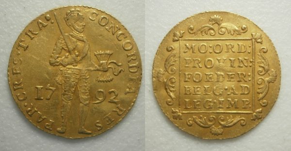Utrecht Gouden Dukaat 1792